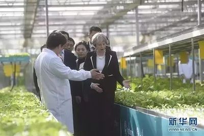 【每日头条】英国首相特雷莎·梅参观中国植物工厂